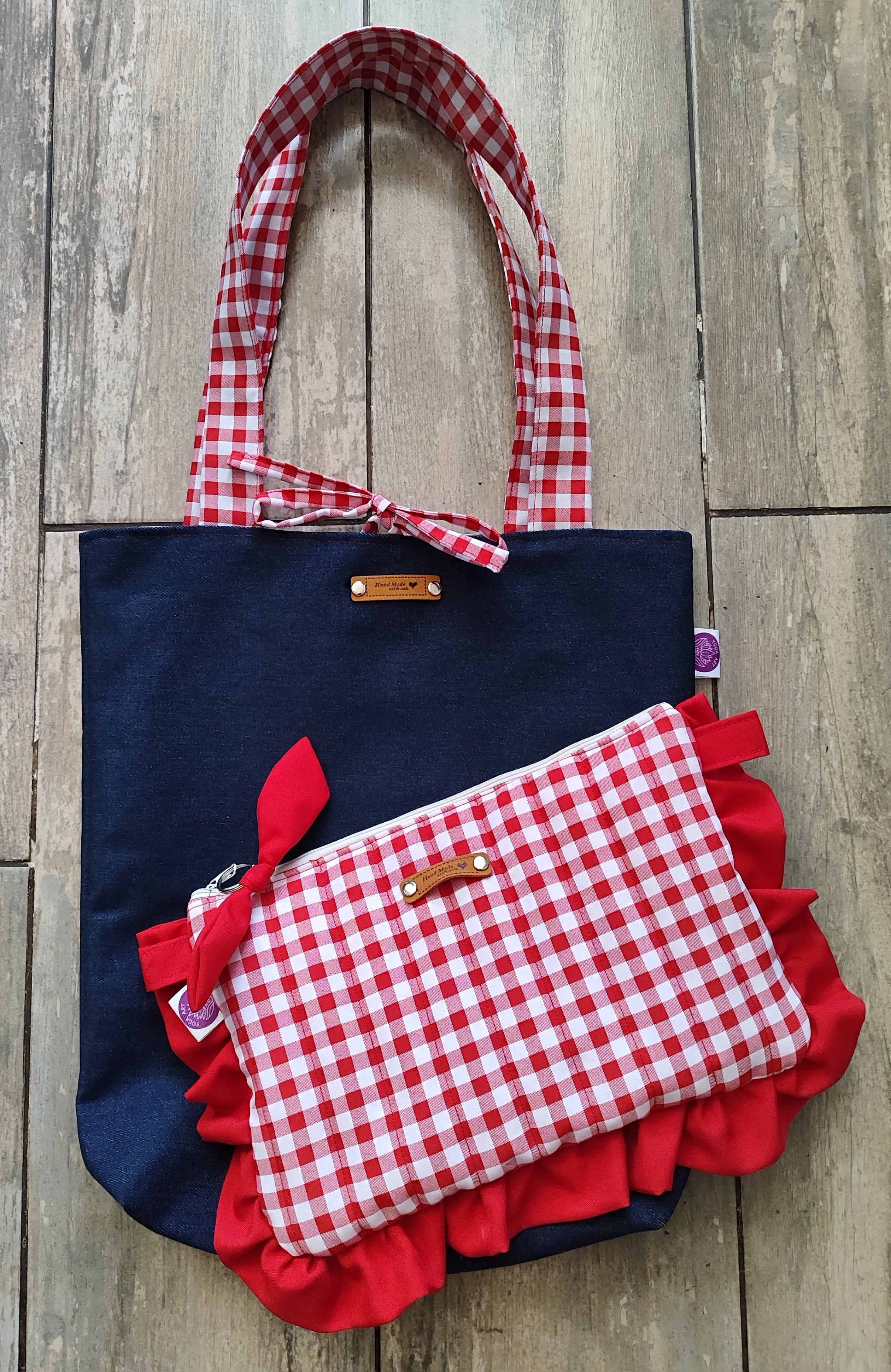 Tote reversible más estuche