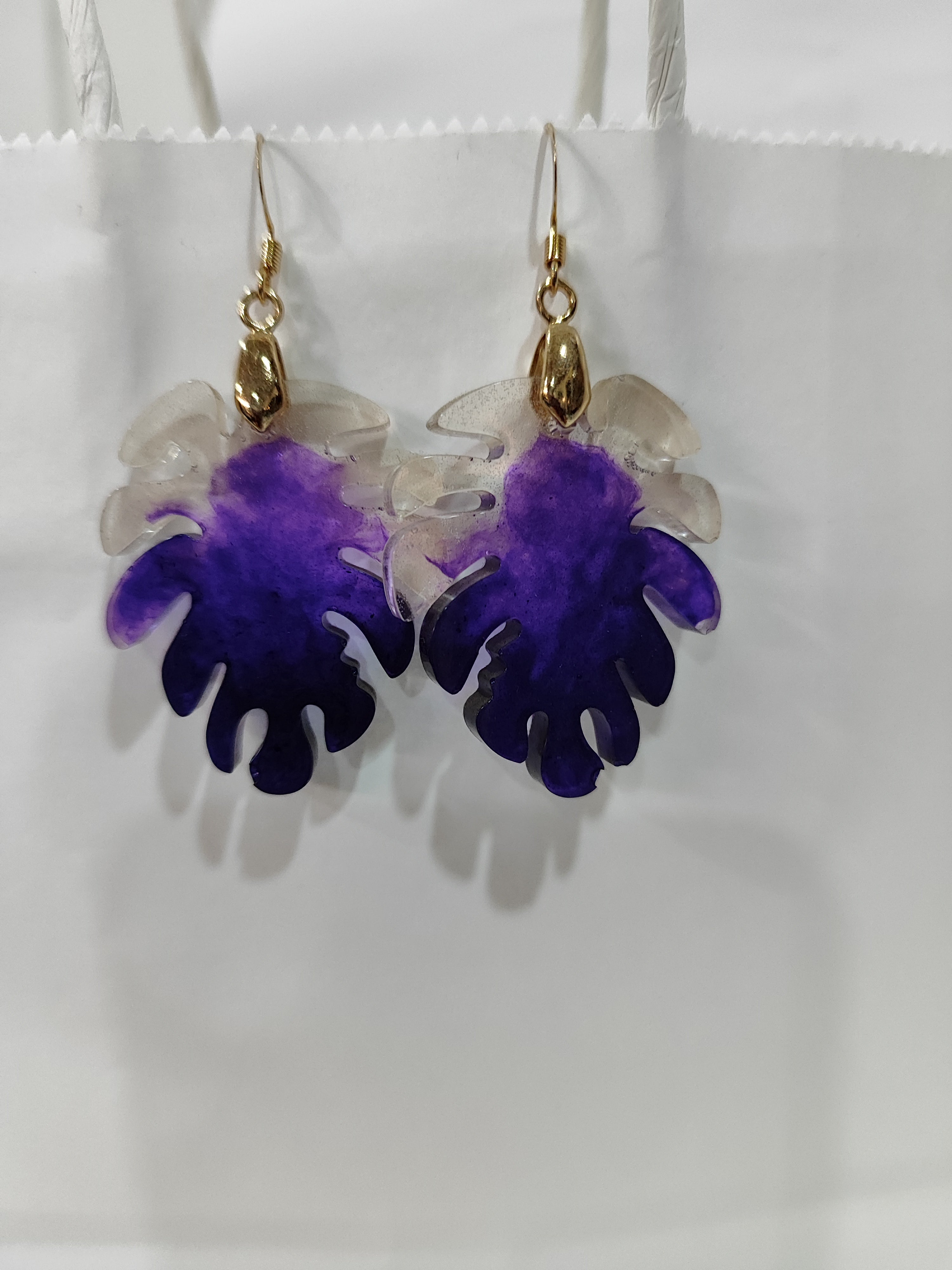 Aros Monstera Morados